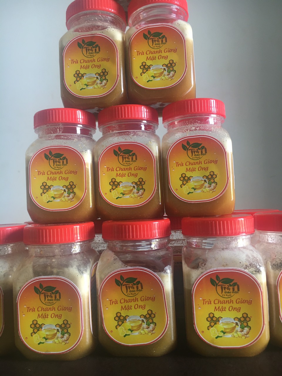 trà chanh gừng mật ong